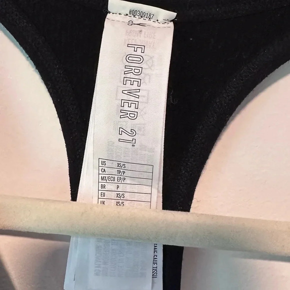 Forever21- black bodysuit with buttons - Picture 2 of 3